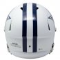 Roger The Dodger Staubach Signed Cowboys FS White Matte Rep Speed Helmet BAS