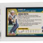 Tom Brady Signed 2000 #236 Bowman Patriots Rookie Football Card Slabbed BAS 9