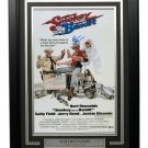Burt Reynolds Signed Framed 12x18 Smokey And The Bandit Movie Poster Photo BAS
