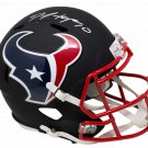 DeAndre Hopkins Texans Signed On Top Full Size Spd Rep Matte Black Helmet JSA