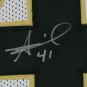 Alvin Kamara Signed Custom White Pro-Style Football Jersey Inscribed "41" BAS