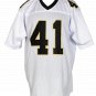 Alvin Kamara Signed Custom White Pro-Style Football Jersey Inscribed "41" BAS