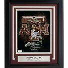 Johnny Manziel Signed Framed 8x10 Texas AM Photo 12 Heisman JSA