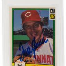 Tom Seaver Signed 1982 #148 Donruss Cincinnati Reds Baseball Card Slabbed BAS