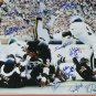 Chicago Bears Multi Signed Framed 16x20 Photo Mounted Memories 10 Autographs