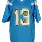 Keenan Allen Signed Custom Blue Pro-Style Football Jersey JSA ITP