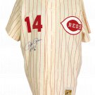 Pete Rose Reds Signed Mitchell & Ness Cooperstown Jersey Inscribed #4256 BAS