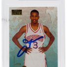 Allen Iverson Signed 1996-1997 Skybox Premium #85 76ers Rookie Card Slabbed BAS