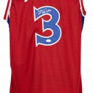 Allen Iverson Signed Custom Red Pro-Style Basketball Jersey HOF 2K16 JSA ITP