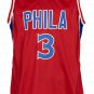 Allen Iverson Signed Custom Red Pro-Style Basketball Jersey HOF 2K16 JSA ITP