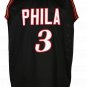 Allen Iverson Signed Custom Black Pro-Style Basketball Jersey HOF 2K16 JSA ITP
