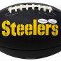 Jerome Bettis Signed Pittsburgh Steelers Black Logo Football JSA