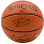 Kobe Bryant Shaquille O'Neal Dual Signed Spalding Basketball w/ Case JSA Panini