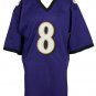 Lamar Jackson Signed Custom Purple Pro-Style Football Jersey JSA