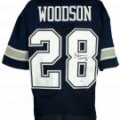 Darren Woodson Signed Custom Blue Pro-Style Football Jersey BAS