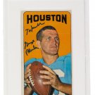 George Blanda Signed 1965 #69 Topps Houston Oilers Football Card Slabbed PSA G2