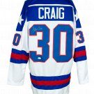 Jim Craig Signed Custom USA Pro-Style Hockey Jersey JSA