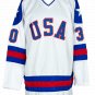 Jim Craig Signed Custom USA Pro-Style Hockey Jersey JSA