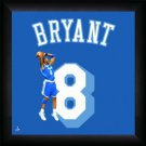 Kobe Bryant Framed 20x20 Los Angeles Lakers Blue #8 Jersey Photo