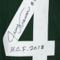 Jerry Kramer Signed Custom Green Football Jersey "HOF '18" Inscription JSA ITP