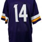 Stefon Diggs Signed Custom Purple Pro-Style Football Jersey BAS