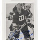 Gordie Howe Detroit Red Wings Signed Photo Post Card Slabbed BAS