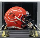 Mike Singletary Signed Chicago Bears Mini Speed Amp Rep Helmet HOF JSA w/ Case