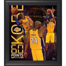 Kobe Bryant Framed 15x17 Los Angeles Lakers 60 Point Finale Collage