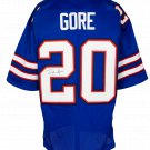 Frank Gore Signed Custom Blue Pro-Style Football Jersey JSA