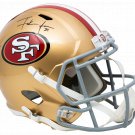 Frank Gore Signed 49ers Full Size Speed Replica Helmet JSA