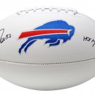 Andre Reed Signed Buffalo Bills Logo Football HOF 14 Inscribed JSA