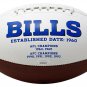 Andre Reed Signed Buffalo Bills Logo Football HOF 14 Inscribed JSA