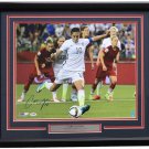 Carli Lloyd USA Soccer Signed Framed 16x20 2015 World Cup Kick Photo PSA