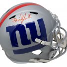Daniel Jones Signed Giants Full Size AMP Replica Speed Helmet JSA ITP