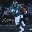 Corey Clement Signed 16x20 Philadelphia Eagles Spotlight Photo JSA