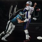 Brandon Graham Signed 8x10 Eagles Super Bowl 52 Sack Spotlight Photo JSA