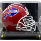 Andre Reed Signed Bills Full Size Red Throwback Rep Helmet HOF Insc JSA w/ Case