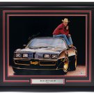 Burt Reynolds Signed Framed 16x20 Smokey And The Bandit Car Photo BAS