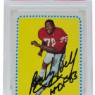 Bobby Bell Signed 1964 #90 Topps Chiefs Rookie Card Slabbed HOF 83 PSA/DNA