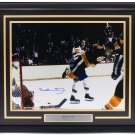Bobby Orr Signed Framed Boston Bruins 16x20 Flying Goal Color Photo GNR