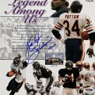 Walter Payton Chicago Bears Signed 8x10 Collage Photo Inscribed Sweetness PSA