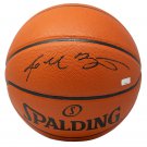 Kobe Bryant LA Lakers Signed Spalding Replica Basketball w/ Case Panini PA34009