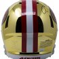 Joe Montana Signed San Francisco 49ers Full Size Chrome Riddell Helmet JSA