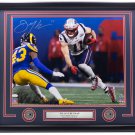 Julian Edelman New England Patriots Signed Framed 16x20 Photo JSA FF53691