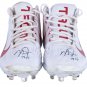 Mike Trout Signed Game Used 2019 MVP Los Angeles Angels Nike Baseball Cleats LOA
