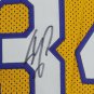 Shaquille O'Neal Signed Custom Yellow Pro-Style Jersey w/Kobe 24 Patch BAS