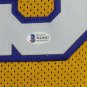 Shaquille O'Neal Signed Custom Yellow Pro-Style Jersey w/Kobe 24 Patch BAS