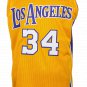 Shaquille O'Neal Signed Custom Yellow Pro-Style Jersey w/Kobe 24 Patch BAS