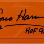 Franco Harris Pittsburgh Steelers Signed Stadium Seat Back HOF 90 Inscribed JSA