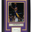 Kobe Byrant Framed 8x10 Los Angeles Lakers Photo w/ Laser Engraved Signature